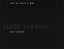 Tablet Screenshot of cassiehawrysh.com